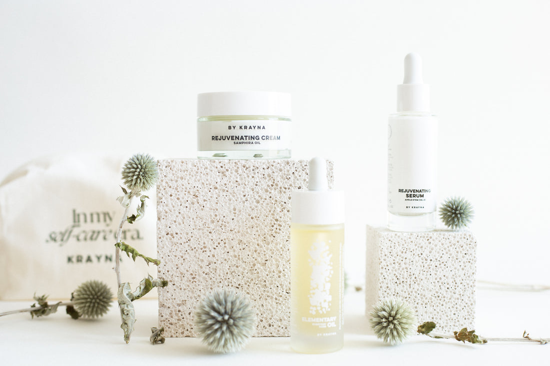 Discovery set-zestaw 3 kultowych kosmetyków Krayna w saszetkach