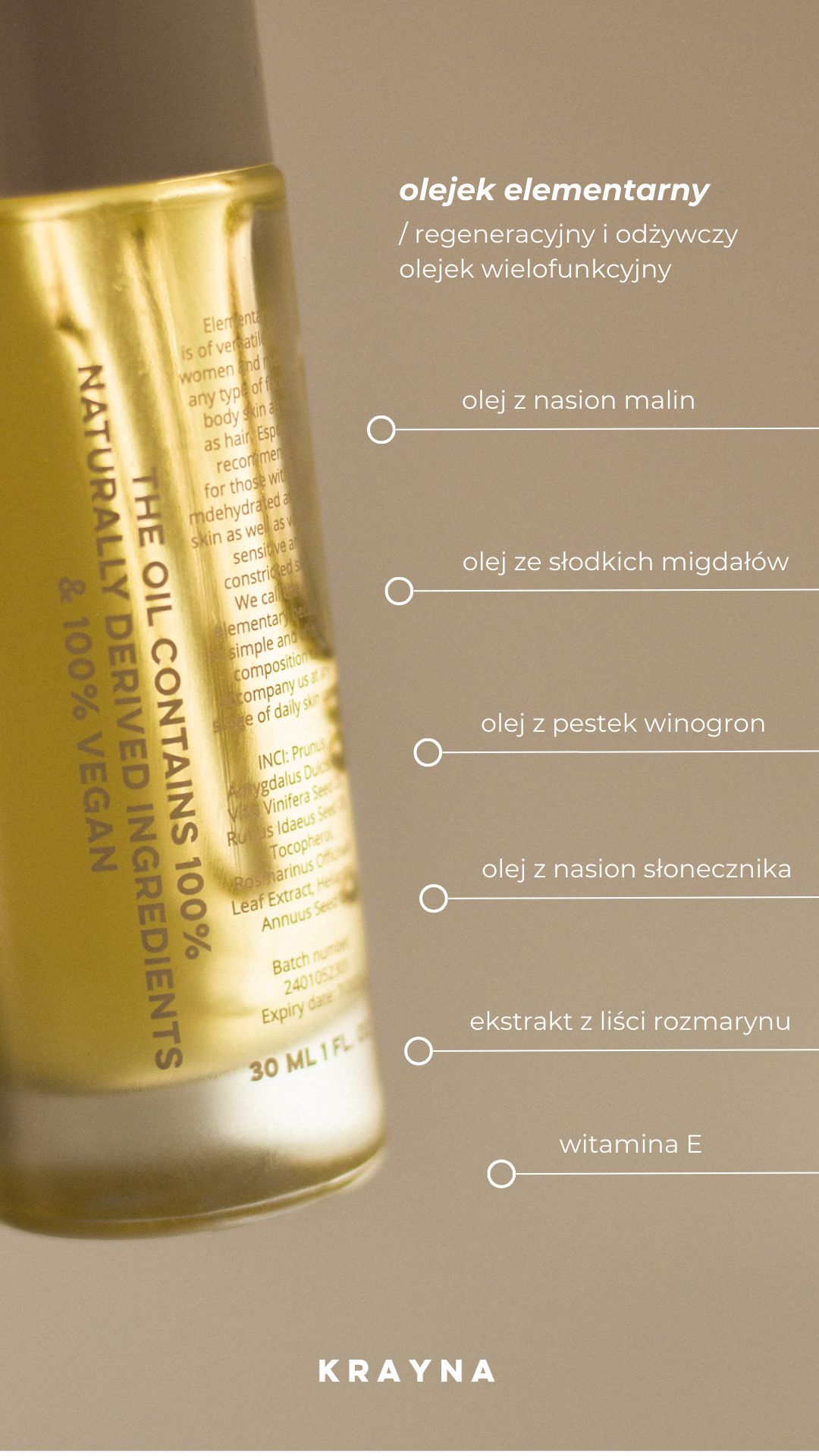 Olejek Elementarny 30ml