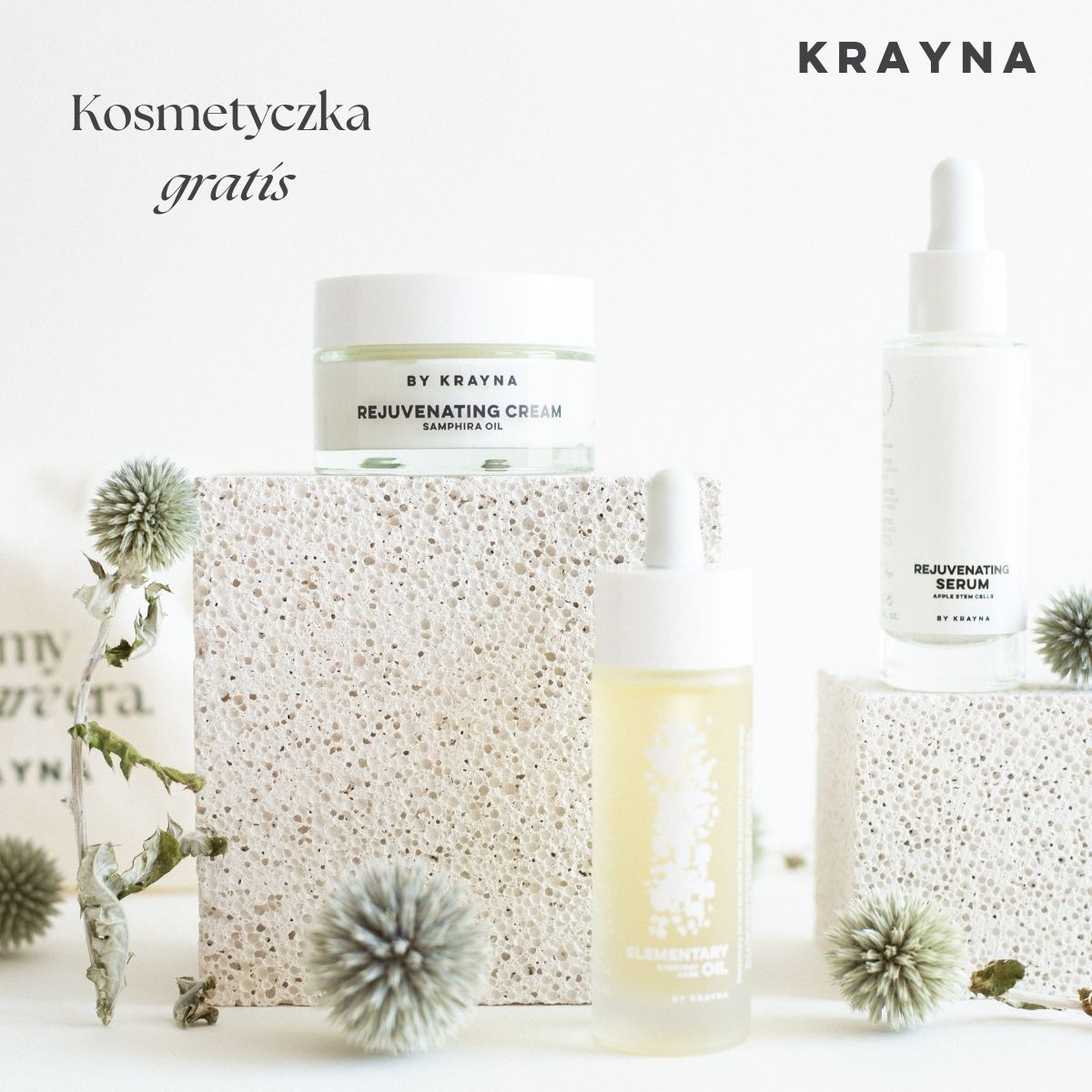 Zestaw odmładzająco-rozświetlający kosmetyczka gratis