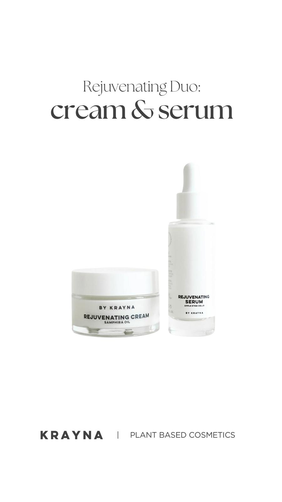 Zestaw Odmładzający REJUVENATING DUO krem + serum