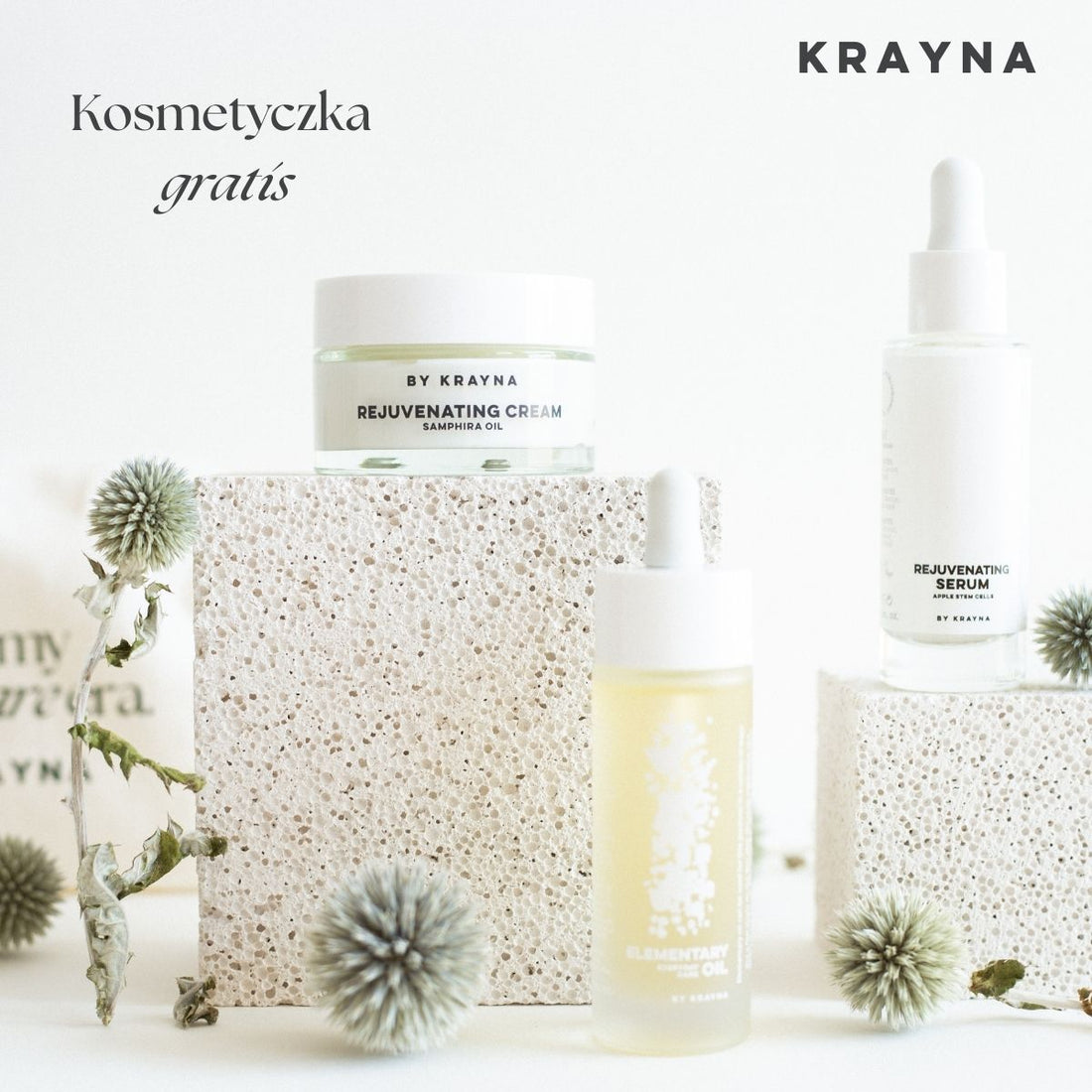 Zestaw odmładzająco-rozświetlający kosmetyczka gratis
